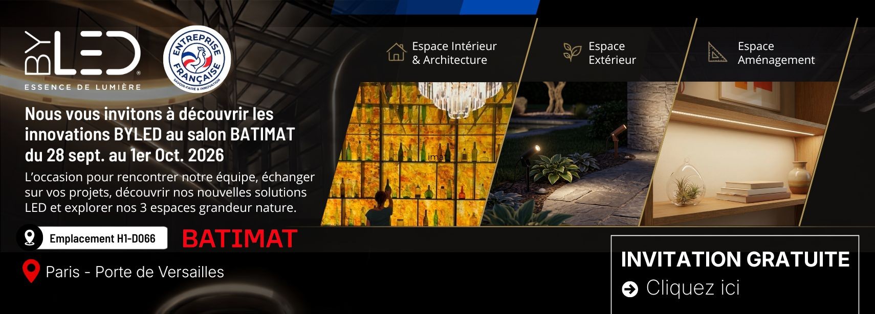 Invitation pour le salon BATIMAT PARIS